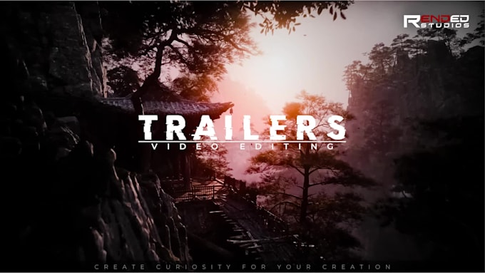 do professional cinematic trailer video editing and showreel