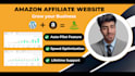 create an amazon affiliate autopilot website with auto blog