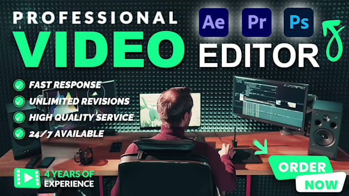 do professional video editing for youtube and facebook
