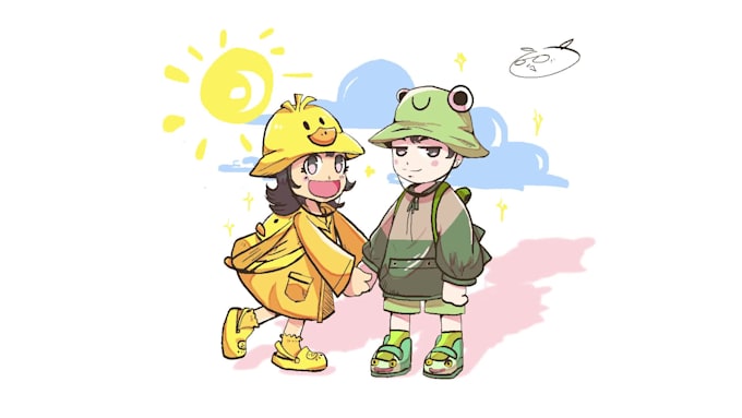 Big Deals! I will draw cute chibi character for your portrait, pet, oc, etc