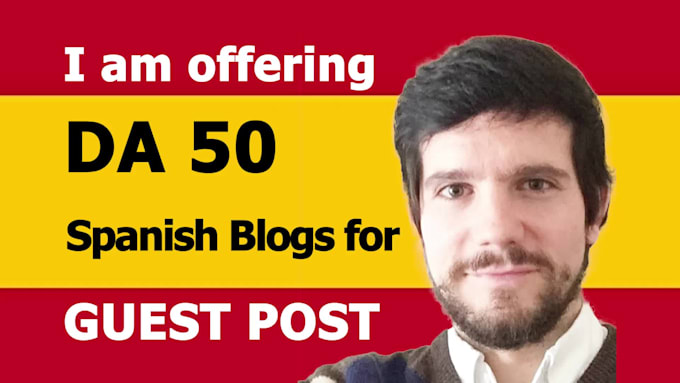 do SEO guest post dofollow backlinks da 50