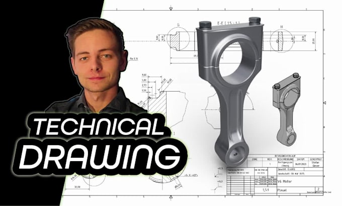 create technical drawings for manufacturing