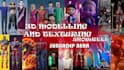 create a 3d character model for games or film