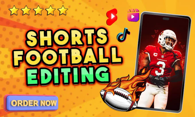 edit professional american football highlights for tiktok and youtube