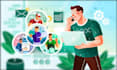 create a custom 2d animated app or website explainer video