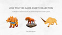 create game ready low poly 3d models, assets for games