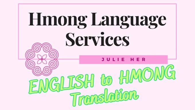 translate your contents from english to hmong