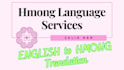 translate your contents from english to hmong