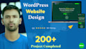 create a responsive wordpress website design with maintenance support