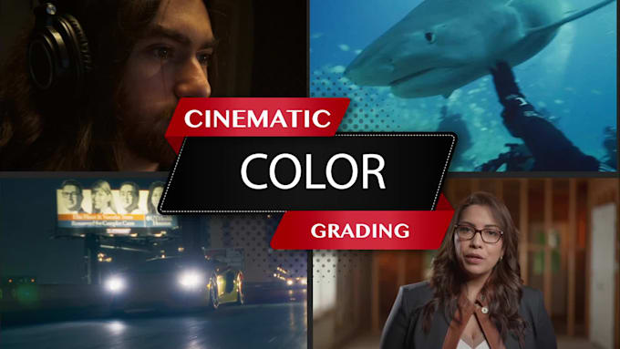 cinematic video color grading and color correction