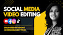 do short form video editing for youtube shorts, instagram, and tiktok