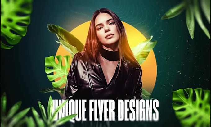 design custom dj flyer and event poster design animation