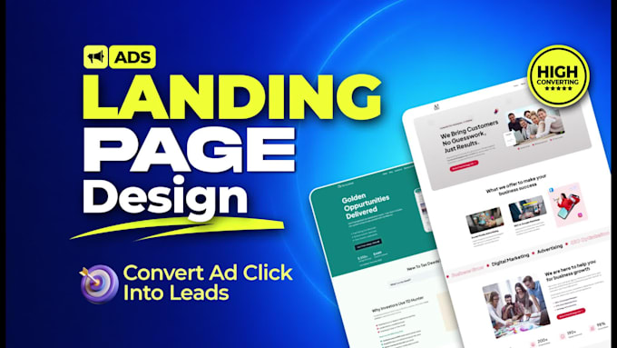 design a high converting wordpress landing page for google and facebook ads