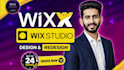 do wix website design and redesign wix studio website, wix studio store with SEO