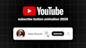 make an animated youtube subscribe button