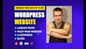 create responsive wordpress site or store with elementor pro
