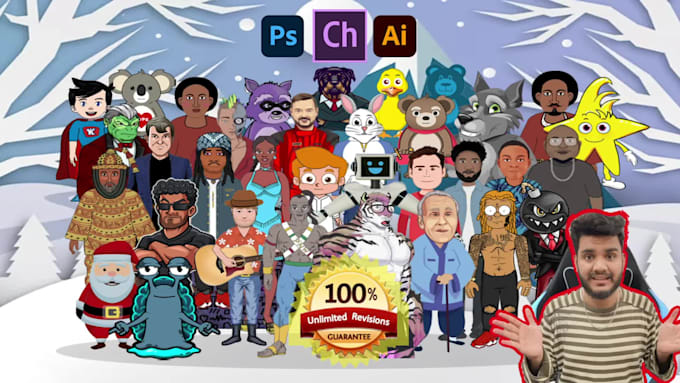 create adobe character animator puppet and file