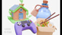 design a custom 3d icon pack for your app, website, or brand