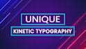 create kinetic typography, text animation by after effects