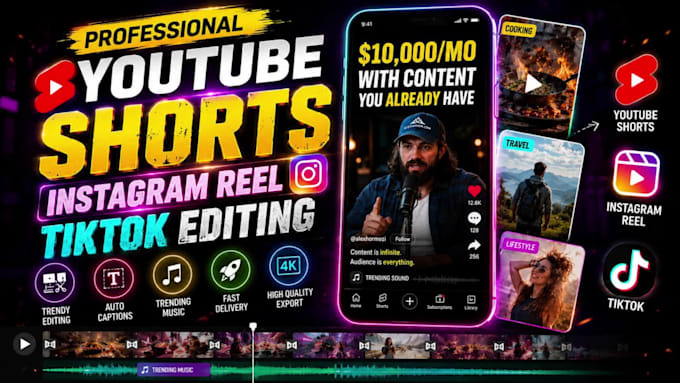 create viral instagram reels and youtube shorts with captions