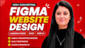 design modern figma website UI UX for startups and businesses