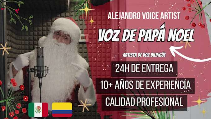 record the voice of papá noel