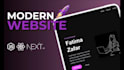 build responsive react or next js website with API integration