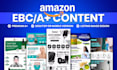 design amazon a plus content, ebc or listing images