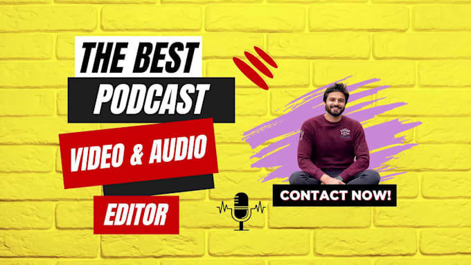 do professional podcast video editing and be your go to guy