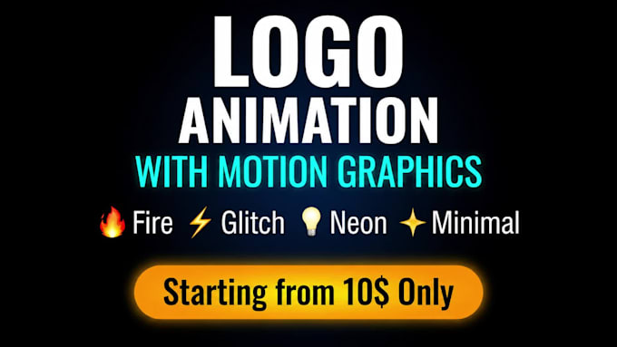 create professional logo animation intro with motion graphics reveal
