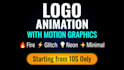 create professional logo animation intro with motion graphics reveal