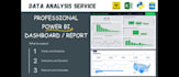 create an interactive power bi dashboard and report