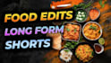 do professional cooking video and food video editing