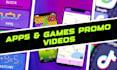 create professional app and game promo video
