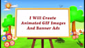 create animated GIF images and banner ads
