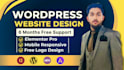 create wordpress website design, redesign wordpress business website development
