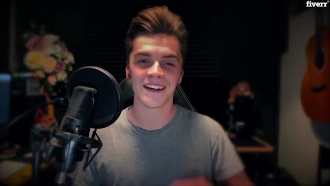 record a youthful british voice over