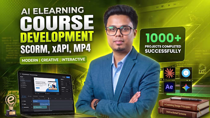 create interactive elearning video course with ai