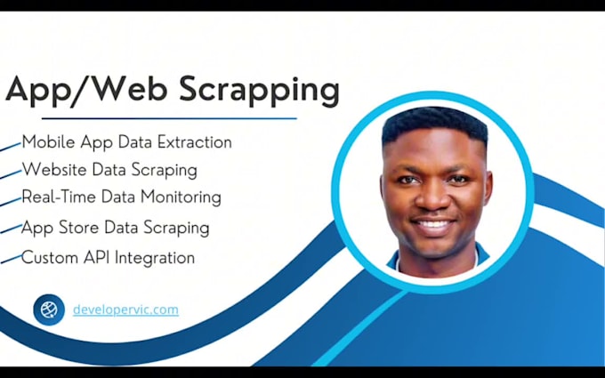 do web scraping and extract app data in android or ios