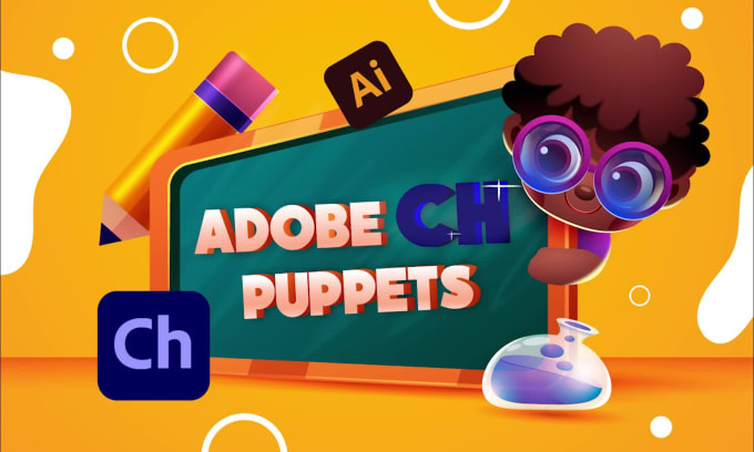 Design and rig adobe character animator puppet by Zoomin_designz | Fiverr