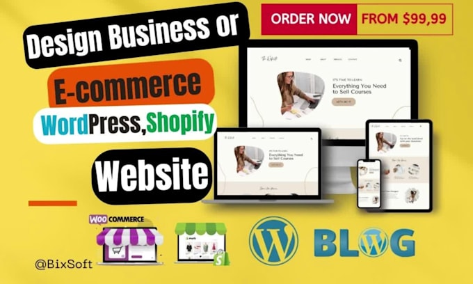 develop a professional ecommerce online store website