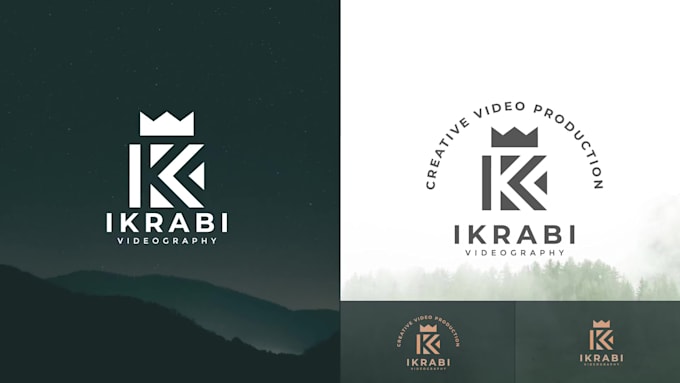 design modern minimalist business logo with full branding kit