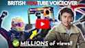 voiceover your f1 youtube video in british english