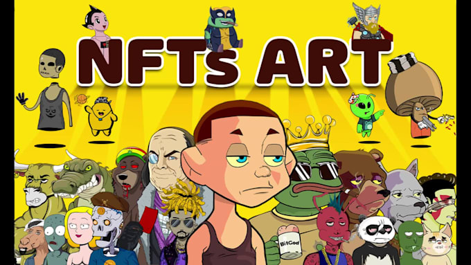 design custom nft art and generate 10k nft collection