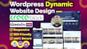 create dynamic wordpress website crocoblock, jet engine by elementor pro