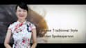 be your chinese traditional style spokesperson