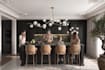 design a luxury kitchen with 3d renders and floor plans