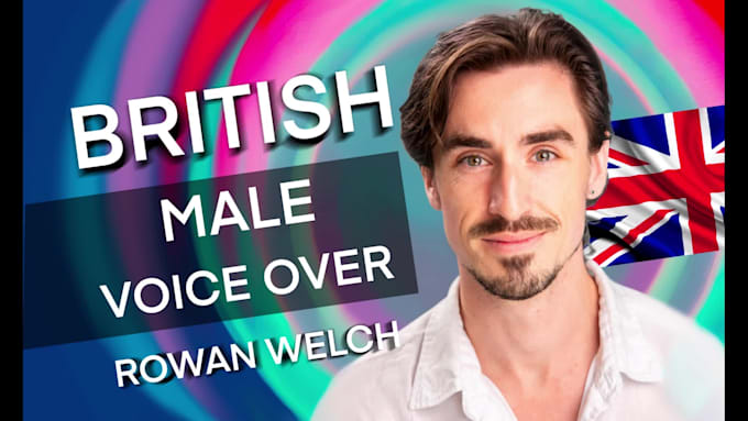 record a professional british male voice over