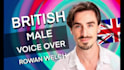 record a professional british male voice over
