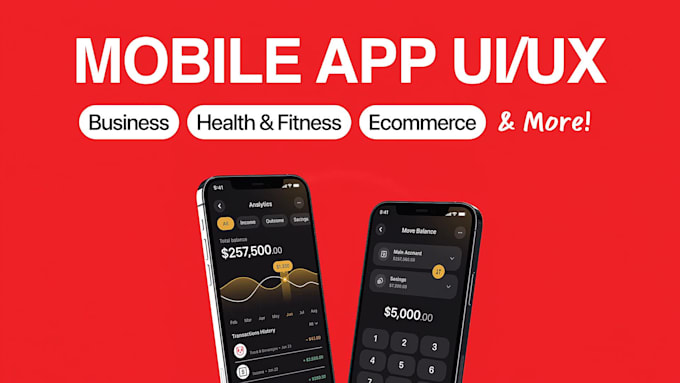 do mobile app ui ux design figma website design web app ui ux design